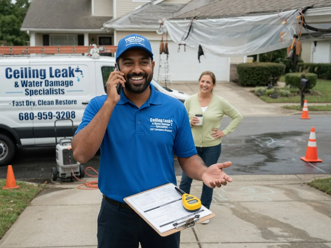 Ceiling Leak Cleanup Hewitt, TX FAQs